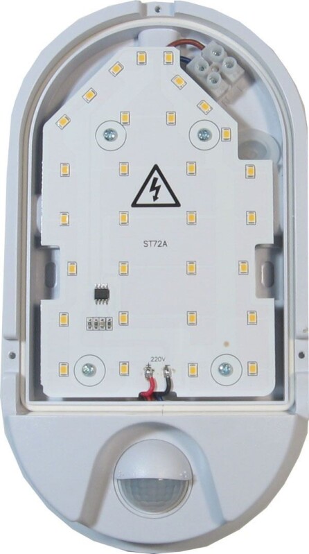 Senzorové svietidlo LED 10W 800lm 4000K T265 ST72