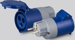 Adaptér Domový 2P+E,16A na priemyselný 2P+E,16A (L179)