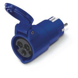 Adaptér Domový 2P+E,16A na priemyselný 2P+E,16A (L179)
