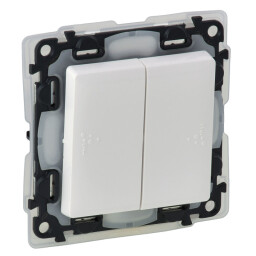 Valena life 752158 spínač č.5B (6+6) IP44 biely
