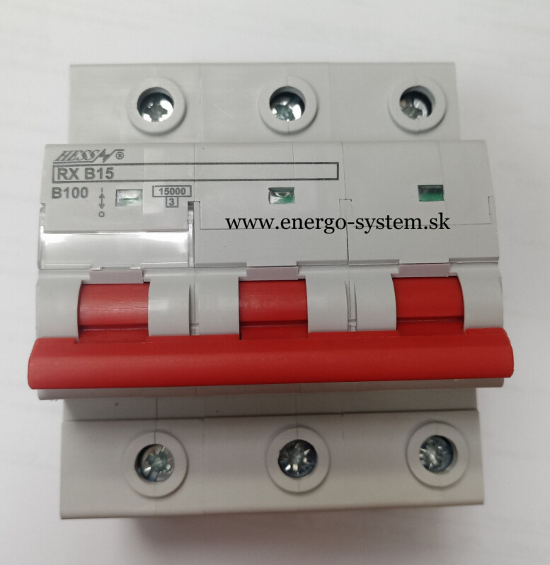 Istič HESS RX B15 100A B 3P 15kA