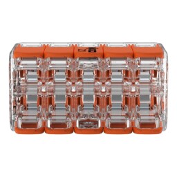 Bezskrutková krabicová svorka 221-420 s páčkami 10x 0,2-4,0mm² WAGO