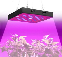 Závesné pestovateľské svietidlo GROW 12W, 200x200x30mm (K379)