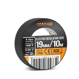 Páska izolačná PVC 15mm x10m čierna (11089BK)