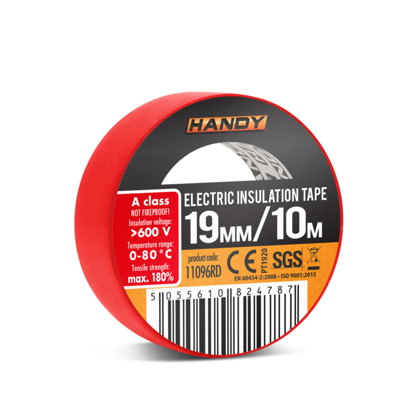 Páska izolačná PVC 15mm x 10m červená