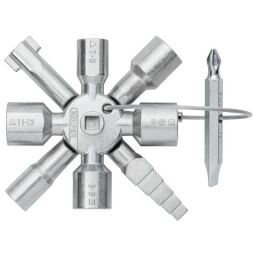 00 11 01 KNIPEX TwinKey® Schaltschrankschlüssel Der Standard Schaltschrankschlüssel