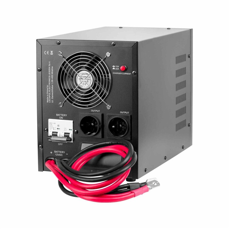 Záložný zdroj KEMOT URZ3431B PROsinus-2200 prenosný 12V/230V 2200VA / 1600W čierny