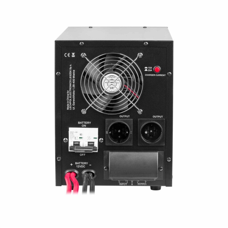 Záložný zdroj KEMOT URZ3431B PROsinus-2200 prenosný 12V/230V 2200VA / 1600W čierny