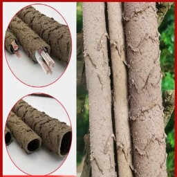 Káblová trubka 15/10mm imitácia koreň viniča, pre interiér/exteriér