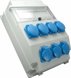 Zásuvková rozvodnica - ROS 11/x-25 - 7x16A/250V IP54/11modulov (10006761.00)