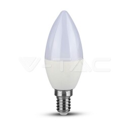 V-TAC LED žiarovka E14 7W 600lm 6000K SAMSUNG Chip sviečka (113) VT-268