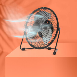 USB Mini stolový ventilátor, čierny (51110)