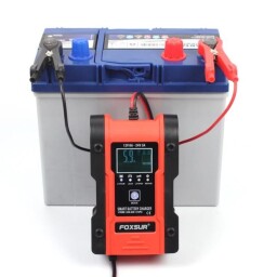 Nabíjačka akumulátorov s automatikou FOXSUR FBC122406D pre Pb a LiFePO4 7-etapová (G812)