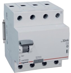 Prúdový chránič Legrand 402063 RX3 4P/40A/30mA/AC (6kA)