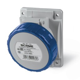Vstavaná zásuvka 417.1663 2P+E 16A IP67 6h OPTIMA (nové o.č.: 418.1663)