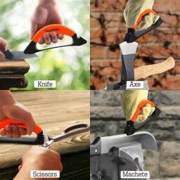 Sharpal 112N 3-In-1 Knife, Axe & Scissors Sharpener
