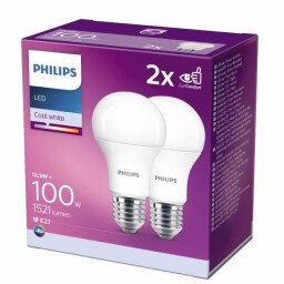 PHILIPS A60 12,5W(100W) E27 220-240V CDL FR 4000K 1521lm 2krabička 8718699726959