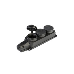Gumová trojzásuvka 404015 MeteSOLID (3101-328-0300)