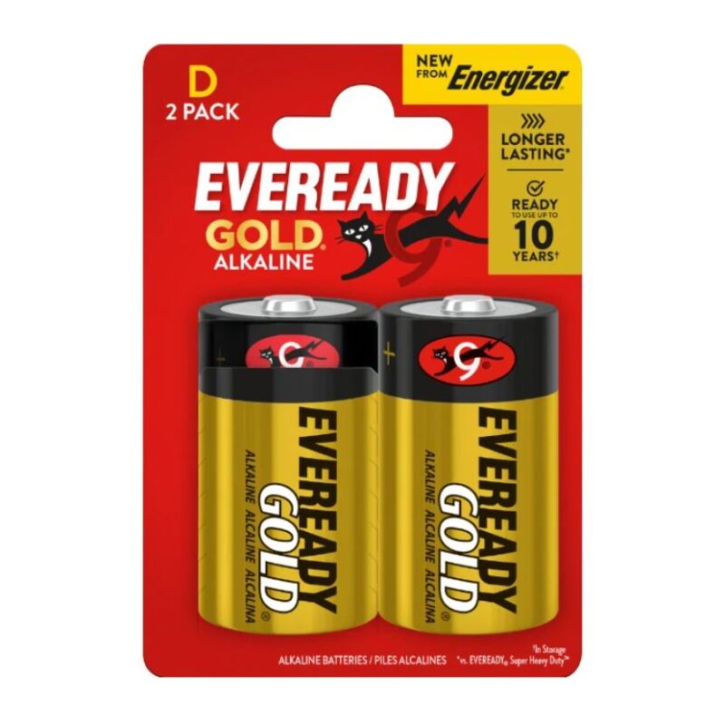 Batéria Energizer Eveready Gold D/LR20 alkalická 2ks/balenie 7638900205954