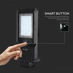 V-TAC LED Solárne uličné svietidlo 15W 1600lm 4000K (8549) VT-ST15