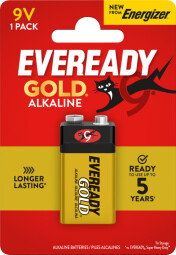 Batéria Energizer Eveready Gold 9V/6LR61 alkalická 1ks/balenie (blister) 7638900205961