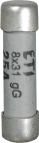 Válcová poistka ETI 002611007 CH 8x31 10A aM 400V ac 