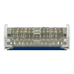 Svorkovnica distribučný blok s krytom na DIN lištu 4-radová (11x 1,5-6mm², 2x 6-16mm², 2x 10-16mm²) ORNO OR-LZ-8202/15