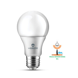 LED žiarovka s mikrovlnným senzorom 7W E27 A60 638lm 6400K LA13-50723