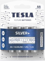 Batéria Tesla SILVER+ alkalická AA / LR6 4bl