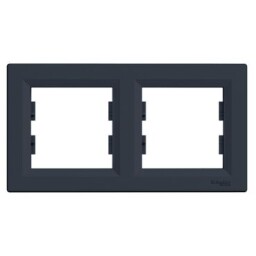 Asfora - EPH5800271 - dvojrámik, vodor., antracit