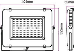 V-TAC LED Reflektor 150W SMD SAMSUNG CHIP 12000lm 3000K (475)