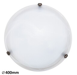 Rábalux 3303 ALABASTRO STROPNICA 2X60W BIELA