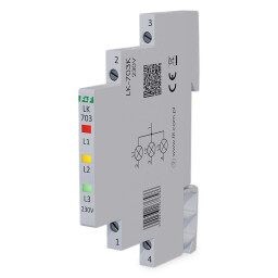 Signálka LK-703K červená/žltá/zelená LED DIN 