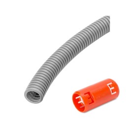 Trubka FXP 20 GR 083270 ohybná 750N (14,1mm) sivá (predaj 50m/balenie) + DARČEK 10x spojka KM 20 OR ku každému 50m baleniu GRÁTIS 