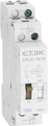 Impulzné pamäťové relé ETEK EKLR 1611 16A 1NO+1NC 230VAC/110DC code: 257111