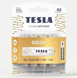 Batéria Tesla GOLD+ alkalická AA / LR6 4bl