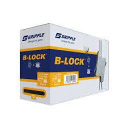 B-LOCK Combo pack BL1-30-1.5MM-50M súprava na zavesenie žlabov, osvetlenia... (30ks svoriek + 30m 1,5mm lanko) GRIPPLE