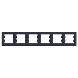 Asfora - EPH5800671 - šesťrámik, vodor., antracit