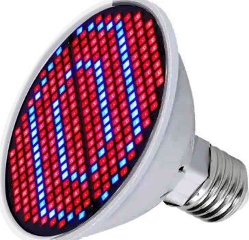 LED žiarovka GROW 6,5W E27 230V pestovateľská - pre rast rastlín (K375)