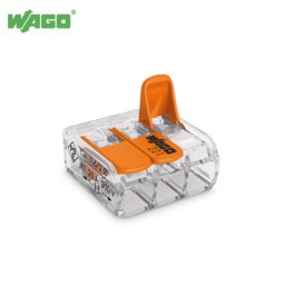 Bezskrutková krabicová svorka 221-613 s páčkami 3x 0,2-6,0mm² WAGO