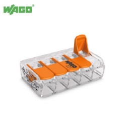 Bezskrutková krabicová svorka 221-615 s páčkami 5x 0,5-6,0mm² WAGO 