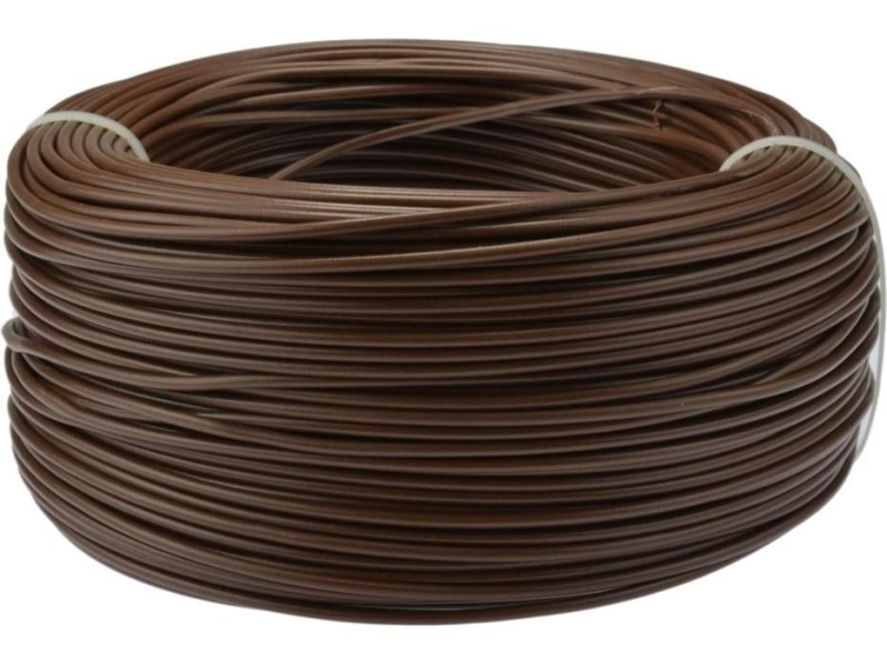 Vodič ohybný H05V-K 1x0,5 mm² hnedá (CYA) 100mt.