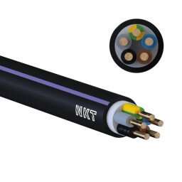 Kábel CYKY-J 5x1,5 RE NKT instal+ 450/750V bubon -- metráž --