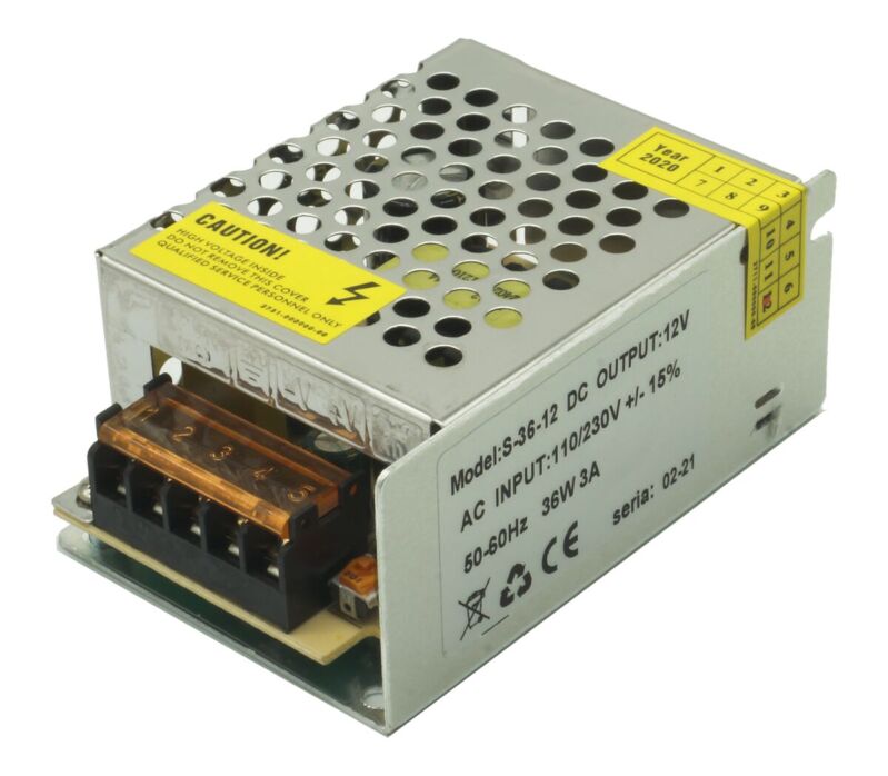 Zdroj LED ID-3008 12VDC IP20 3A 36W