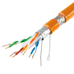 Dátový kábel SFTP Cat.6A BC - 4P 23AWG SOLID - Fluke pass 20049