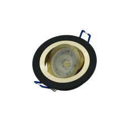 Bodové svietidlo podhladové ID-1015 AURIGA výklopné GU10/LED10W čierne