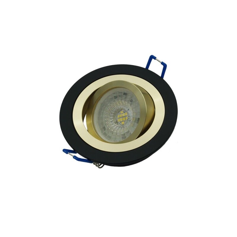Bodové svietidlo podhladové ID-1015 AURIGA výklopné GU10/LED10W čierne