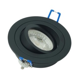 Bodové svietidlo podhladové ID-1015 AURIGA výklopné GU10/LED10W čierne