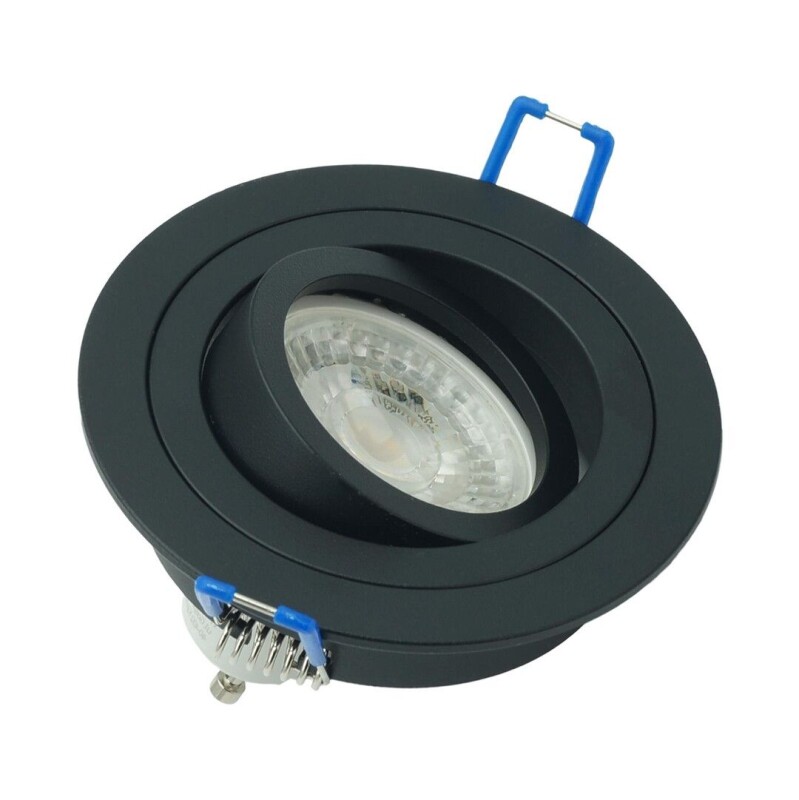 Bodové svietidlo podhladové ID-1015 AURIGA výklopné GU10/LED10W čierne