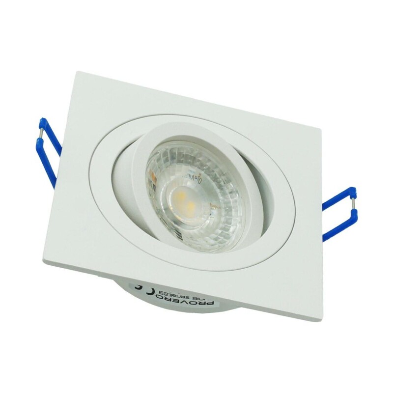 Bodové svietidlo podhladové ID-1016 AURIGA výklopné GU10/LED10W (štvorec) biele